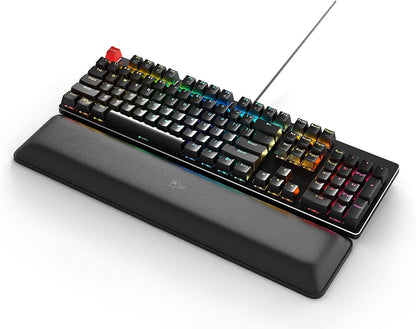 Modular Mechanical Gaming Keyboard - Full Size GMMK (104 Key) - RGB LED Backlit, Brown Switches, Hot Swap Switches (Black)(Gmmk-Brn)